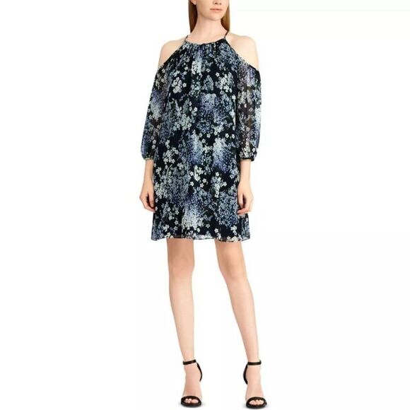 American Living 10 Pheiffer Navy Mini Shift Dress - Picture 1 of 5